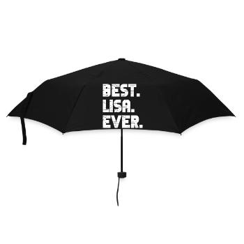 Best Lisa Ever Gift Saying - Umbrella (small) - black - Front