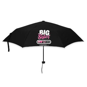 Grande soeur Chargement 2026 | Chemise d’annonce - Parapluie standard - noir - Devant