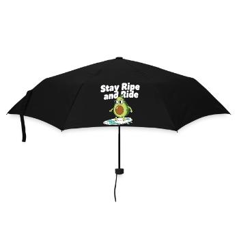 Rester mûr Surf Avocado - Parapluie standard - noir - Devant