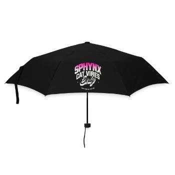 Sphynx Cat Vibes  - Umbrella (small) - black - Front