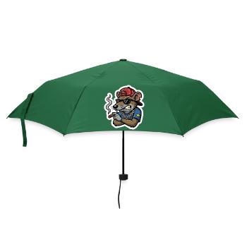 Rattenboss Zigarre - Regenschirm (klein) - Flaschengrün - Vorne