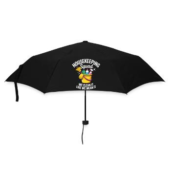 Funny Cleaning Design - Umbrella (small) - black - Front