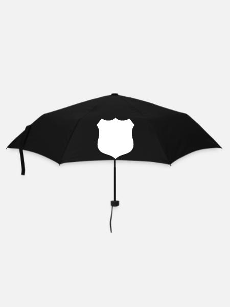 Schild - Regenschirm (klein) - Schwarz
