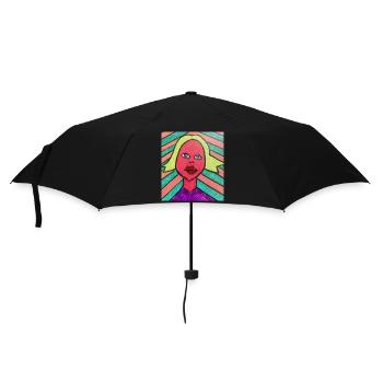Strahlende Frau - Mutter - Regenschirm (klein) - Schwarz - Vorne