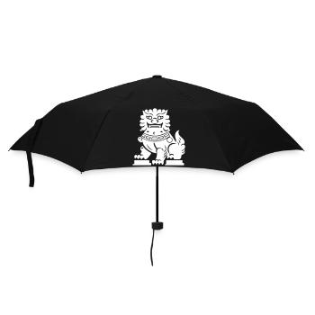 Chinese Lion - Umbrella (small) - black - Front