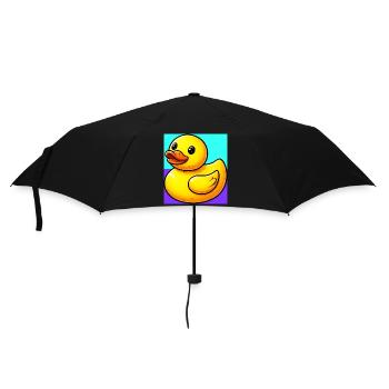 Duckling Duck Duck Duck - Umbrella (small) - black - Front