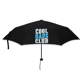 Cool Dads Club - Vatertag Papa Geschenk - Regenschirm (klein) - Schwarz - Vorne