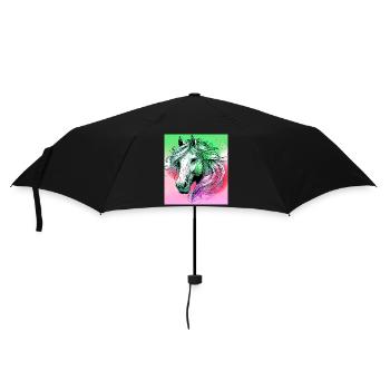 cheval - Parapluie standard - noir - Devant