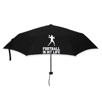 Football Is My Life Silhouette - Umbrella (small) - black - Front