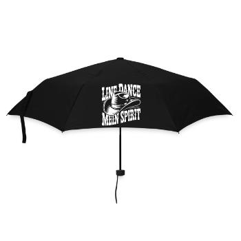Line Dance Spirit - Umbrella (small) - black - Front