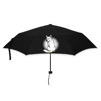 Chiens bergers blancs bergers - Parapluie standard - noir - Devant