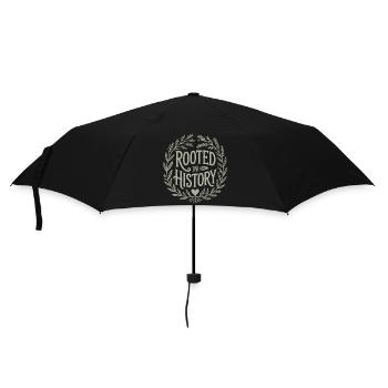 Rooted in History Emblem - Umbrella (small) - black - Front