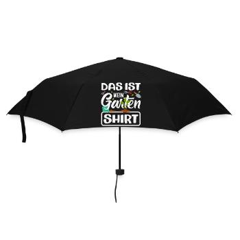 Das Ist Mein Garten - Regenschirm (klein) - Schwarz - Vorne