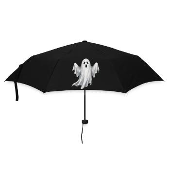 Gruseliges Gespenst Halloween Kostüm Ersatz  - Regenschirm (klein) - Schwarz - Vorne