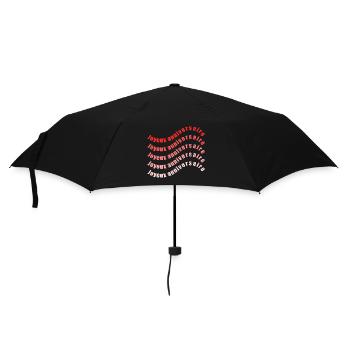 HAPPY BIRTHDAY. HAPPY BIRTHDAY. ANNIVERSARY. - Umbrella (small) - black - Front