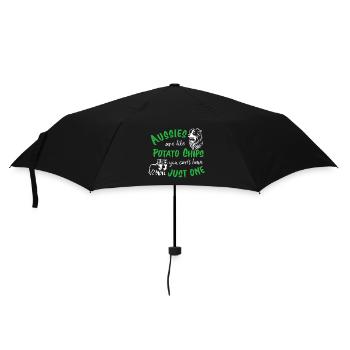 Les Australiens sont comme des croustilles - vertes - Parapluie standard - noir - Devant