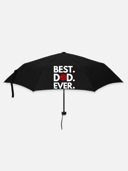 Dragons - Meilleur papa de tous les temps - D20 - Parapluie standard - noir