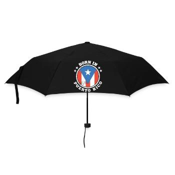 Drapeau de Porto Rico - Parapluie standard - noir - Devant