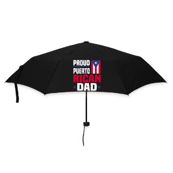 Puerto Rico Geschenkidee | Puerto Ricaner Heimat - Regenschirm (klein) - Schwarz - Vorne