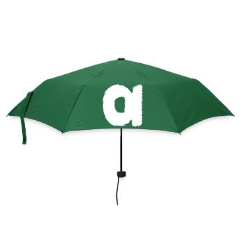 Alpha | Symbol | griechisches Alphabet - Regenschirm (klein) - Flaschengrün - Vorne