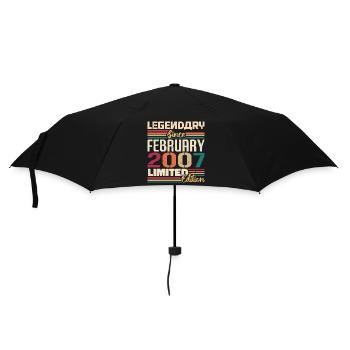 February 2007 Birthday Present February 2002 - Umbrella (small) - black - Front