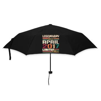 Des légendes sont nées en avril 2017 - 2017 - Parapluie standard - noir - Devant