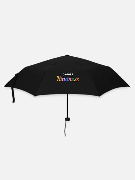 Choose Kindness-Pride - Regenschirm (klein) - Schwarz