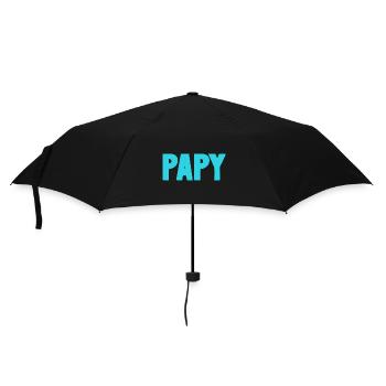 PAPY. FÊTE DES PÈRES. BONNE FÊTE PAPY. JE T'AIME. - Parapluie standard - noir - Devant