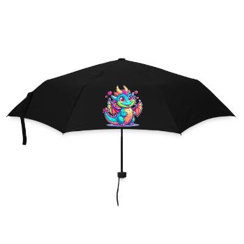 Colorful Dragon - Umbrella (small) - black - Front