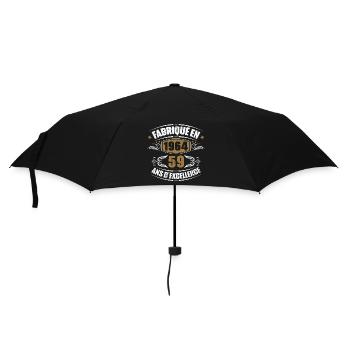 Birthday gift 59 years, Made in 1964 - Umbrella (small) - black - Front