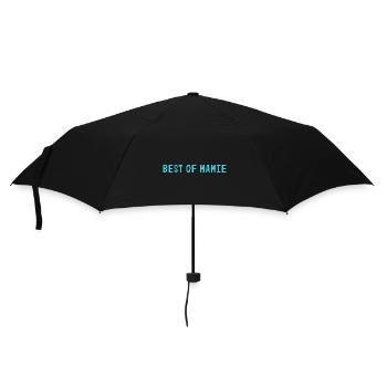 OMA. MUTTERTAG. ALLES GUTE ZUM OMA-TAG. ICH LIEBE DICH - Regenschirm (klein) - Schwarz - Vorne