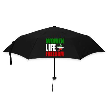 Women life freedom - Umbrella (small) - black - Front