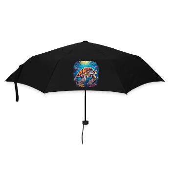 Harmonious Underwater Sonata - Umbrella (small) - black - Front