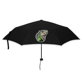 Iguane - Nature sauvage enchantée - Parapluie standard - noir - Devant