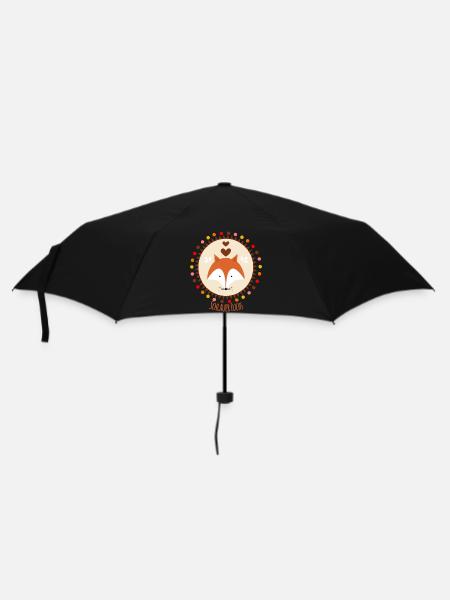 Smart Fox - Umbrella (small) - black