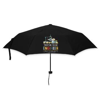 engineer - Umbrella (small) - black - Front
