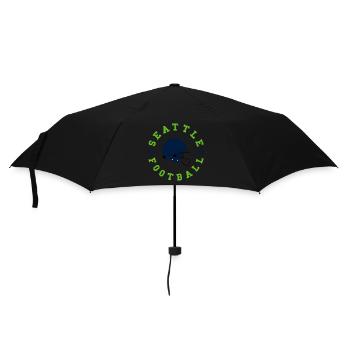 Seattle Football Vintage Helmet - Umbrella (small) - black - Front