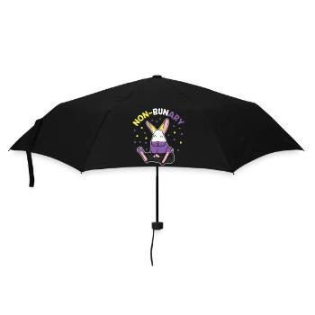Non-Bunary Non Binary Genderqueer Pride Flag - Umbrella (small) - black - Front