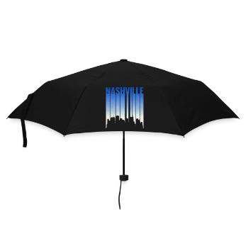 Nashville Skyline Gradient - Umbrella (small) - black - Front