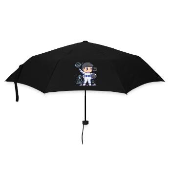Voyage spatial Planètes Astronomie Enfants Astronaute - Parapluie standard - noir - Devant