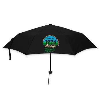 Legenden 1976 - Regenschirm (klein) - Schwarz - Vorne