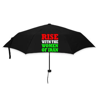 Rise with the women of iran - Regenschirm (klein) - Schwarz - Vorne