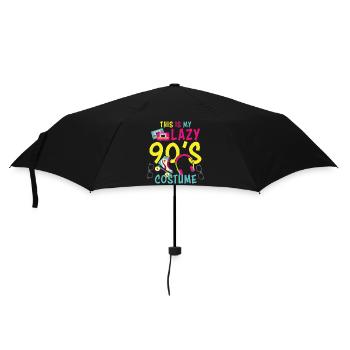 90er - Regenschirm (klein) - Schwarz - Vorne