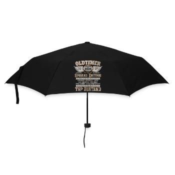 Oldtimer Baujahr Jahrgang 2005 Geburtstag Geschenk - Regenschirm (klein) - Schwarz - Vorne