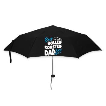 Best Roller Coaster Dad Ever - Regenschirm (klein) - Schwarz - Vorne
