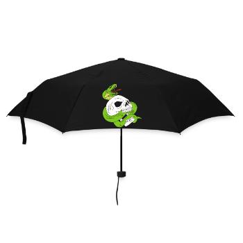 The skull and the snake - Umbrella (small) - black - Front