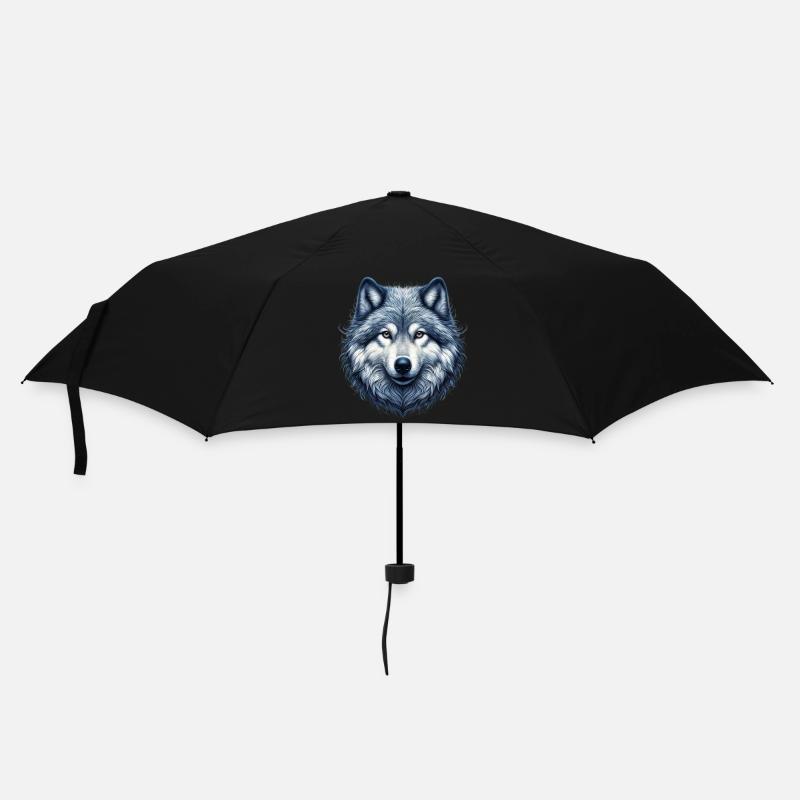 Wolf - Umbrella (small) - black