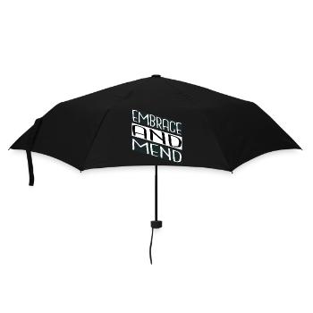 healing power emotional well-being statement - Umbrella (small) - black - Front