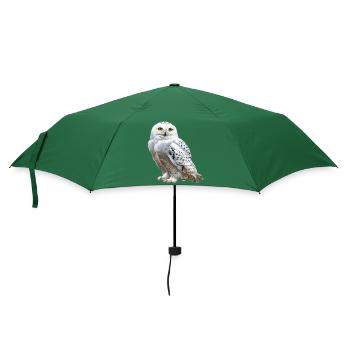 Harfang des neiges - Parapluie standard - vert bouteille - Devant