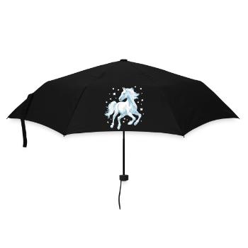 Cheval avec des étoiles - Parapluie standard - noir - Devant